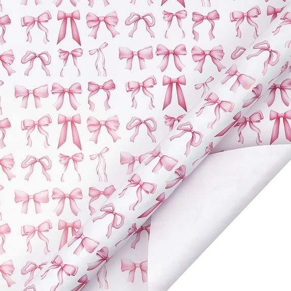 HomeDM Christmas Gift Wrapping Paper 17 Inch x 9.84 Feet Christmas Birthday Wrapping Paper Party Holiday Gift Wrapping Supplies