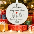 thumbnail image 1 of HomeDM Christmas Ornament Xmas Tree Hanging Pendant Keepsake Gift for Men Women Friends 2D Acrylic Xmas Ornament Tree Wedding Party Decorations, 1 of 5
