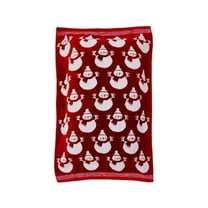 HomeDM Christmas Towels - 15.7x27.5 Inch Holiday Kitchen Towels Xmas Tree Snowman Heart Hand Towels for Christmas Valentine's Day Bathroom Decorative Drying, Cleaning, Cooking