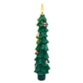 thumbnail image 1 of HomeDM Christmas Tree Flameless Taper Candles, LED Flameless Candles with Remote Timer for Christmas Party Xmas Fireplace Holiday Home Decor Gifts Green, 1 of 7
