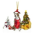 thumbnail image 1 of HomeDM Christmas Tree Hanging Decorations Cute Dogs Cats Figurine Ornaments Xmas Party Decors for Kids Gift Holiday Stocking Stuffers Tree Wreath Mantel Garland Decor, 1 of 3