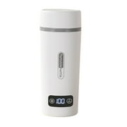 HomeDM Travel Electric Kettle Portable Small Coffee Tea Heater Kettle, 4 Variable Temperature Presets Mini Portable Water Boiler Pot, 304 Stainless Steel,350ml