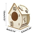 thumbnail image 1 of HomeDM Wooden Bird House, Hanging Birdhouse for Outside, Garden Patio Decorative Nest Box Bird House for Hummingbird Finch Throstle, 1 of 3