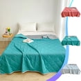 thumbnail image 1 of HomeDM Cooling Comforter for Summer - 59"x39" Soft Lightweight Bedspread Comforter, Thin Bedding Quilt, All Season Summer Spring, Green, 1 of 7