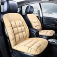 thumbnail image 1 of HomeDM Cushioned Car Seat Cover Warm Short Plush Seat Cushion for Front Rear Pad Soft Fuzzy Seat Protector for Winter Auto Interior Women Men Accessories for Vehicles Truck, 1 of 3