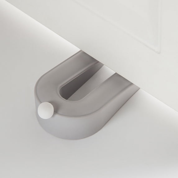 HomeDM Door Stop,Wedge Door Stoppers for Bottom of Door Flexible Non Scratching Door Holder - Smart Stackable Slip-Resistant Design