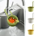 thumbnail image 1 of HomeDM Faucet Hanging Filter Basket, Kitchen Sink Drain Strainer Basket, Multifunction Kitchen Sink Food Catcher Basket, Plastic Food Waste Filter and Vegetables Fruits Clean, 1 of 7