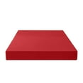 thumbnail image 1 of HomeDM Fitted Sheet Full Size 1 Pack - 79"x55"x12" Deep Pocket Fitted Sheet Bed Cases Comfy & Breathable, Red, 1 of 6