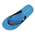thumbnail image 1 of HomeDM Flip Flops for Women Summer Beach Flat Shower Shoes Basic Thong Sandals, Blue Size 10-10.5, 1 of 9