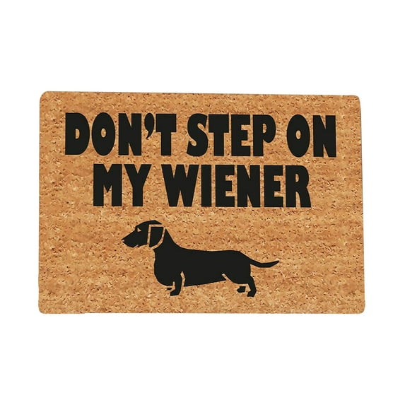 HomeDM Funny Doormat Personalized Doormats Indoor Outdoor Entrance Floor Mat Home Welcome Front Door Mat Non Slip Rubber Backing Christmas Decorations Floor Mat