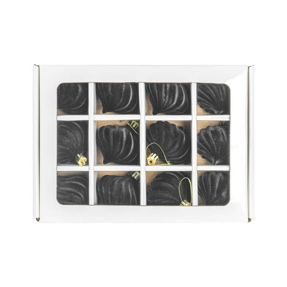 HomeDM Gray Christmas Balls Ornaments, 12Pcs Shatterproof Christmas Tree Ball Ornaments 2.36"/6cm Hanging Ornaments for Xmas Tree Decorations, Indoor Home Holiday Decor