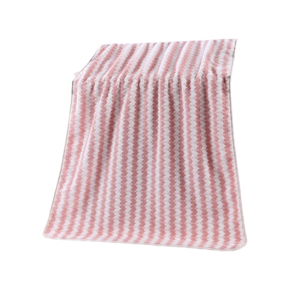 HomeDM Heart Bath Towel 13.7"x29.5" Valentine's Kitchen Dish Towels, Absorbent Quick Dry Shower Towel for Bathroom Anniversary Wedding Decoration