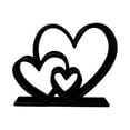 thumbnail image 1 of HomeDM Heart Sculpture Valentine's Day Decorations Love Table Centerpieces Ornament for Living Room Wedding Party Home Decor Birthday Gift, 1 of 6
