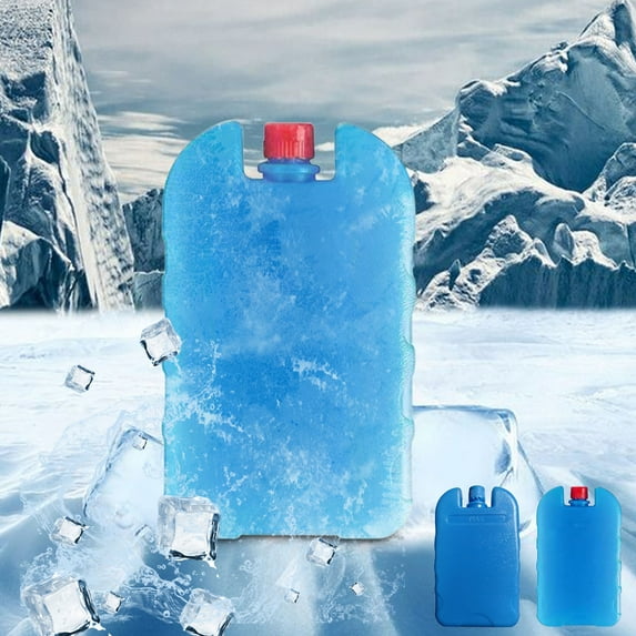 HomeDM Ice Packs for Lunch Boxes, Reusable Lunchbox Cooler, Lunch Cooler Bag, Quick Freeze Space Saving Freezer Icepack Blue Ice Packs Blocks for Coolers, Adults