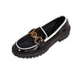 thumbnail image 1 of HomeDM Loafers for Women Slip On Comfort Closed Toe Flat Business Casual Dress Office Work Shoes Size 6.5, 1 of 9