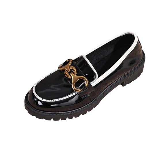 HomeDM Loafers for Women Slip On Comfort Closed Toe Flat Business Casual Dress Office Work Shoes Size 9