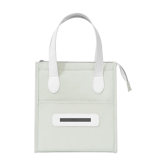 HomeDM Lunch Bag for Women Men Food Lunch Containers for Work Travel Outdoor Large Capacity Portable Reusable Insulated Lunch Bags Leakproof Picnic Beach Beige