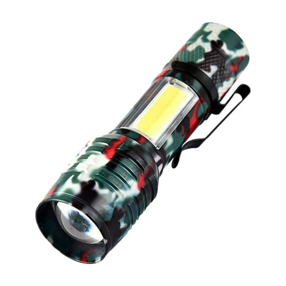 HomeDM Mini Flashlight, Super Bright Small Tactical Flashlight, Ultra-Compact Powerful Flashlight, High Lumens Pocket Pen Light for Camping, Outdoor, Emergency