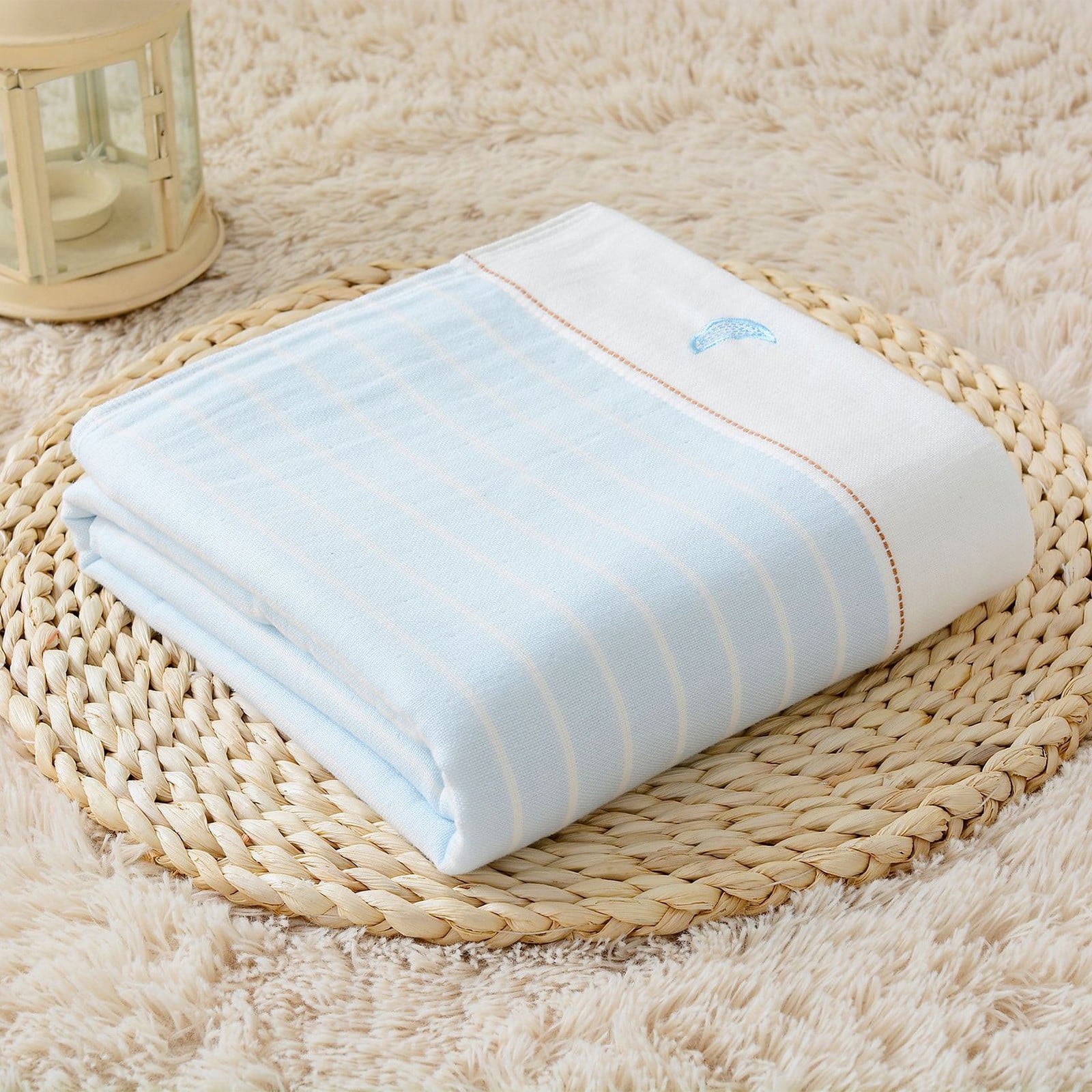 HomeDM Muslin Swaddle Blankets Baby Swaddle Blanket Muslin Baby Blanket