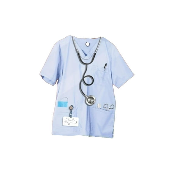 HomeDM Nurse Scrubs Christmas Ornament, 2D Flat Acrylic Nursing Keepsake Pendant for Christmas Tree Decorations Gifts for Workers Women and Men