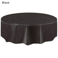 thumbnail image 1 of HomeDM Round Table Cloth 82in Plastic Card Table Cloth, Waterproof Oil-Proof Wipeable Plastic Small Tablecloth for Coffee Table, Party, Indoor&Outdoor, 1 of 1