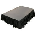thumbnail image 1 of HomeDM Ruffled Bed Skirt - 79"x59", Dark Gray Solid Color Wrap Around Dust Ruffle Bed Sheet Easy to Put On Bed Frame Cover, Machine Washable, 1 of 6