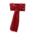 thumbnail image 1 of HomeDM Satin Chair Bows Ornaments Chair Sashes Ties Chair Ribbons Bows for Wedding Christmas Party Events Decorations 7" Width 108" Length, 1 of 6