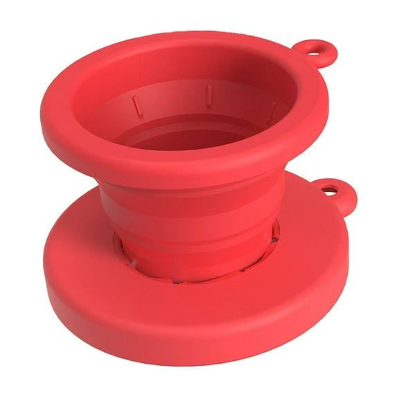 HomeDM Silicone Pour Over Coffee Dripper Coffee Maker Single Cup Reusable Coffee Filter Cone Drip Holder Slow Brewer for Travel Camping Office