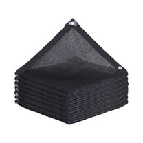 HomeDM Sun Shade Sail Waterproof Sun Shade Sails Canopy Effectively 95% UV Block, Oxford Fabric, for Patio, Balconies, Lawn Garden, Party, Outdoor Activities