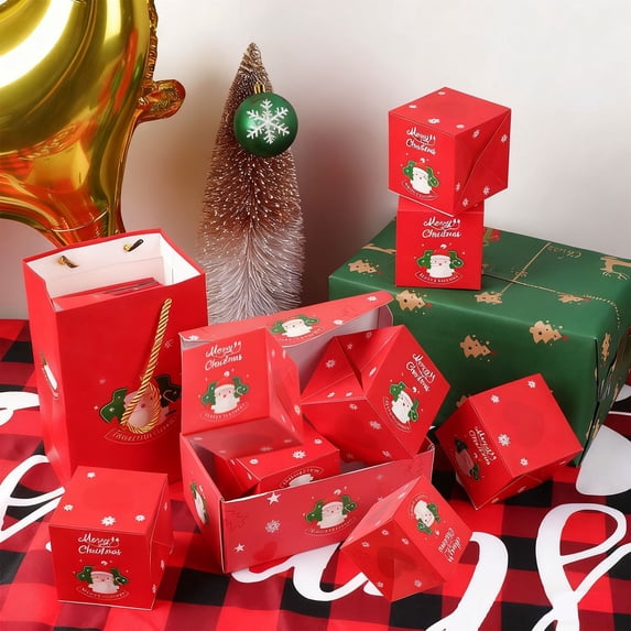 HomeDM Surprise Gift Box Explosion for Money Christmas Surprise Box for Birthday Anniversary Valentine Proposal 20Pcs Red