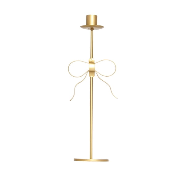 HomeDM Taper Candle Holder - 13" Tall Vintage Metal Pillar Candlestick Holders for Valentine's Day Thanksgiving Christmas Holiday Wedding Events Table Centerpieces Decor