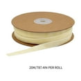 thumbnail image 1 of HomeDM Velvet Ribbons 200cm/787" Single-Sided Velvet Ribbon for Christmas Trees Gift Wrapping Bouquets Wedding Decorations 1cm/0.39"W Christmas Ribbon Wreath Holiday Decor Beige, 1 of 4