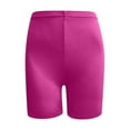 thumbnail image 1 of HomeDM Women's Athletic Shorts - Yoga Biker Shorts for Women High Waist Tummy Control Workout Biker Shorts for Running Gym Yoga Fitness - Hot Pink/M, 1 of 4