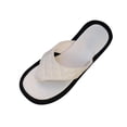 thumbnail image 1 of HomeDM Women's Flip Flops Sandals Flatform Soft Cushion Dressy Summer Vacation Walking Thong Slippers, Beige Size 5.5, 1 of 7