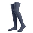 thumbnail image 1 of HomeDM Women's Knee High Socks Casual Solid Color Seamless Dress Socks Over Knee Boot Socks Leg Warmer 1 Pairs, 1 of 4