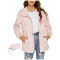 thumbnail image 1 of HomeDM Womens Rain Jackets Waterproof Windbreaker Jackets lightweight Portable Rain Coat, Sizes S-XXL, 1 of 7