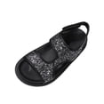 thumbnail image 1 of HomeDM Womens Walking Sandals Flatform Comfort Arch Support Ankle Strap Slip On Casual Summer Beach Sandals, Silver Size 8.5, 1 of 9