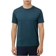 thumbnail image 1 of HomeDM Workout Shirts for Men, Quick Dry Short Sleeve Athletic Solid Color Tops Crew Neck T Shirt for Running Gym, Blue, 1 of 5
