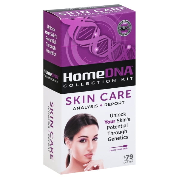 HomeDNA Skin Care atHome DNA Test Kit Lab Fees NOT Included Kit