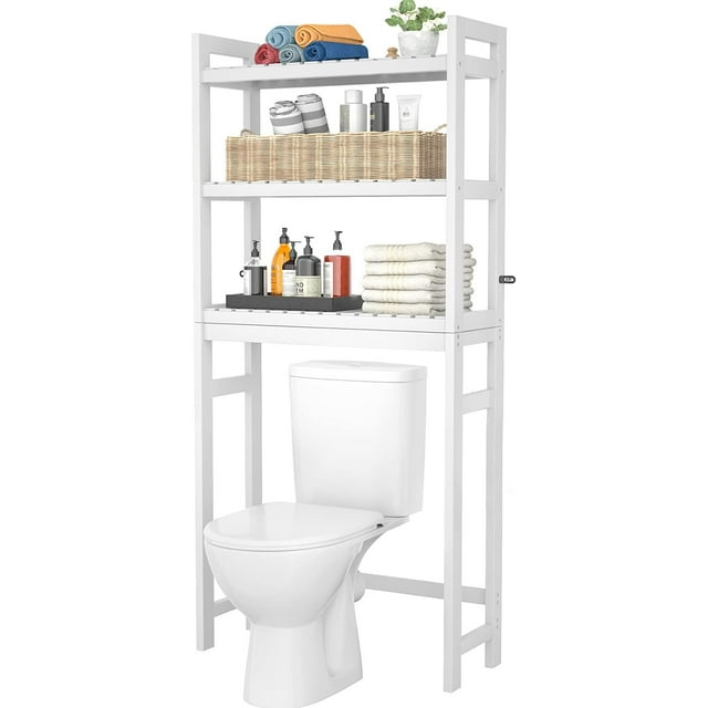 HomeDepot Over Toilet Storage 3 Tier Bathroom Organizer Over Toilet