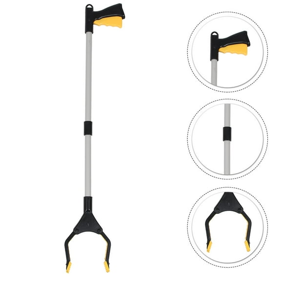 32" Foldable Reacher Grabber Tool W/Lightweight Extra Long Trash Claw Grabber, Reaching Aid Tool for Trash Pick Up, Nabber, Litter Picker, Arm Extension
