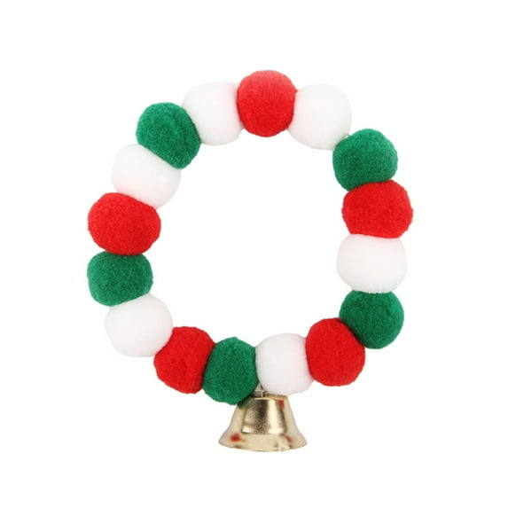 HomeDm Christmas Cat Collar with Bells Cute Holiday Cat Collars- Xmas Kitten Collar for Girl Boy Cats Dogs Pets Christmas Pet Accessories