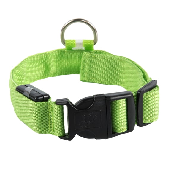 HomeDm LED Dog Collar, Light Up Dog Collars 3 Light Modes, USB Rechargeable Glow in The Dark Dog Collars High Visibility Glowing Dog Collars for Large Medium Dogs