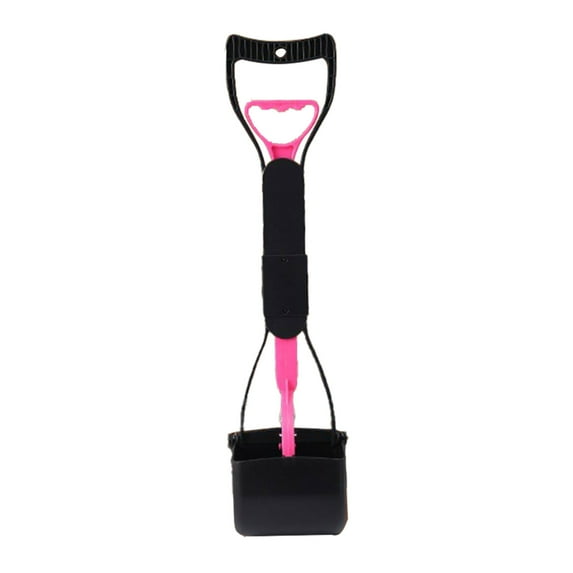 HomeDm Pooper Scooper for Dogs, Long Handle Dog Poop Scooper, Portable Dog Poop Pick Up Tool, Folding Poop Scoop for Yard, Grass, Dirt
