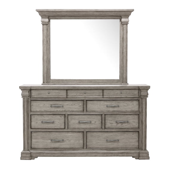 PFC Madison Ridge 10 Drawer Dresser in Heritage Taupe