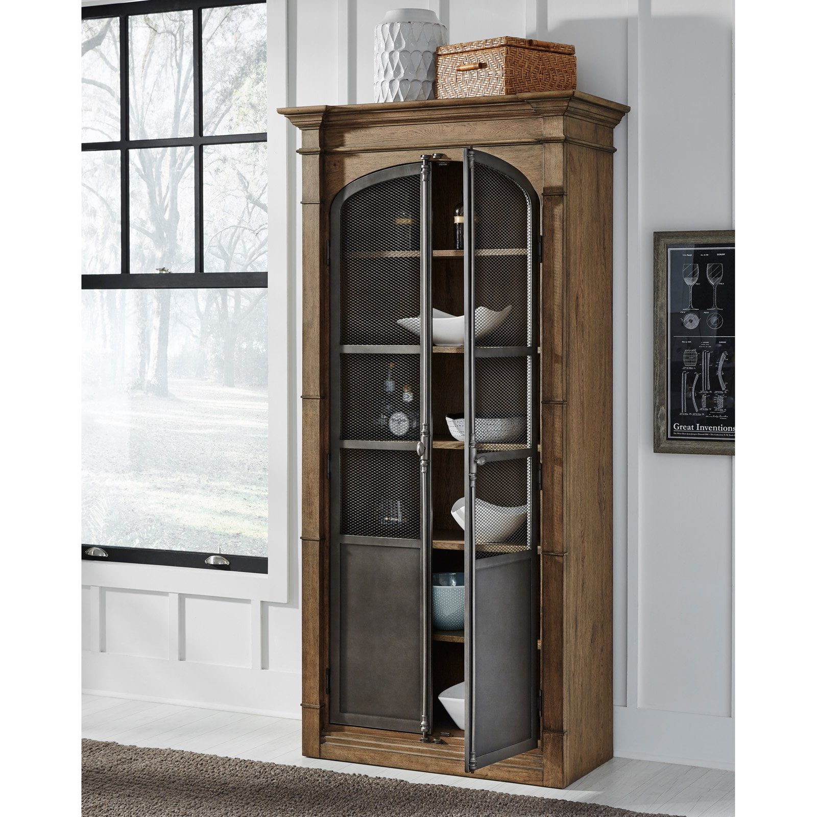 Metal online hutch cabinet