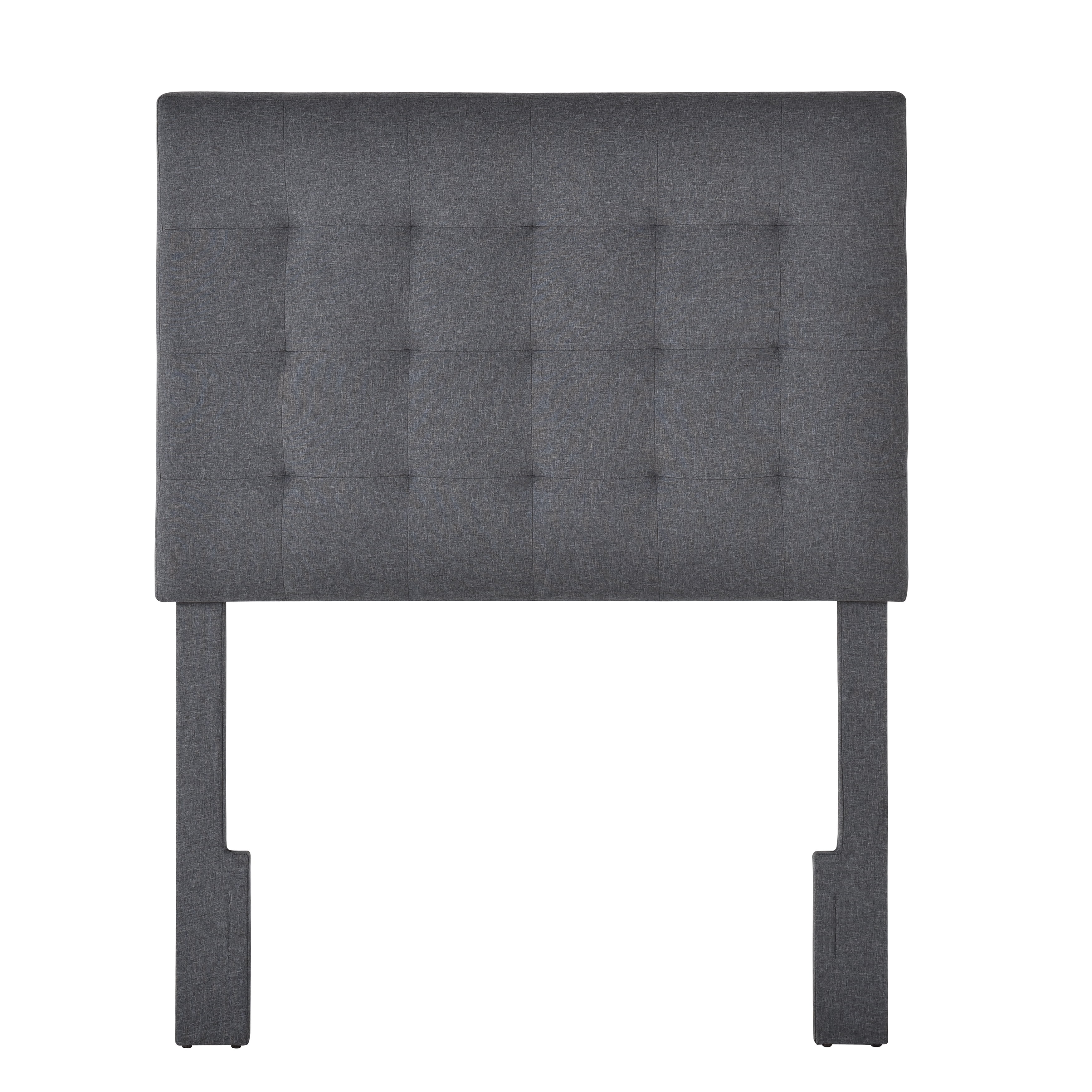 HomeFare MidCentury Modern, Grid Tufted Twin Upholstered Headboard in