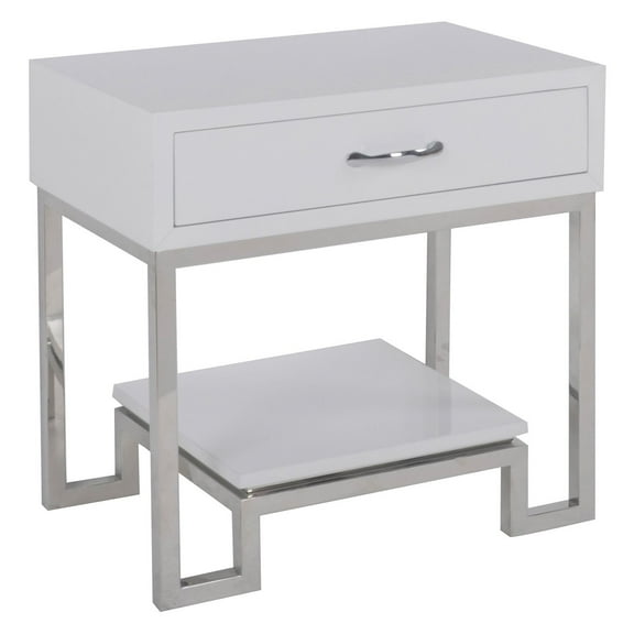 HomeFare Single Drawer Chairside Chest