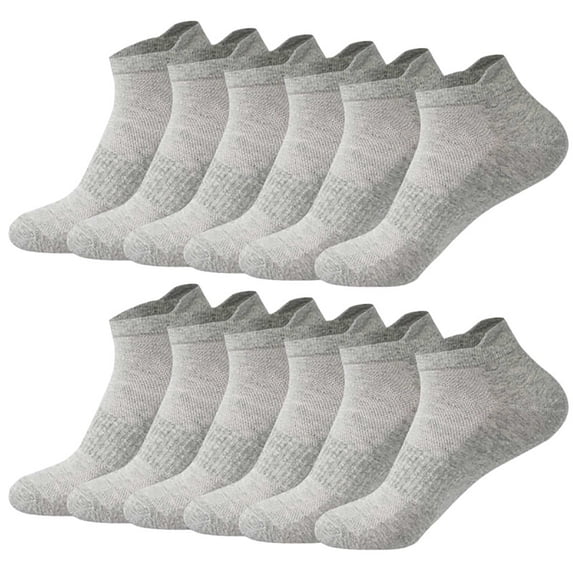 HomeGardon Ankle Socks Unisex Sweat-absorbing Mesh Socks Breathable and Outdoor Socks for Sports