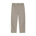 thumbnail image 1 of HomeGardon Back to School Uniform Pants for Boys Boys Pants toddler Kids Big Boy Fashion Cute Solid Color Stripe Casual School Uniform Suit Pants Trousers, 1 of 3